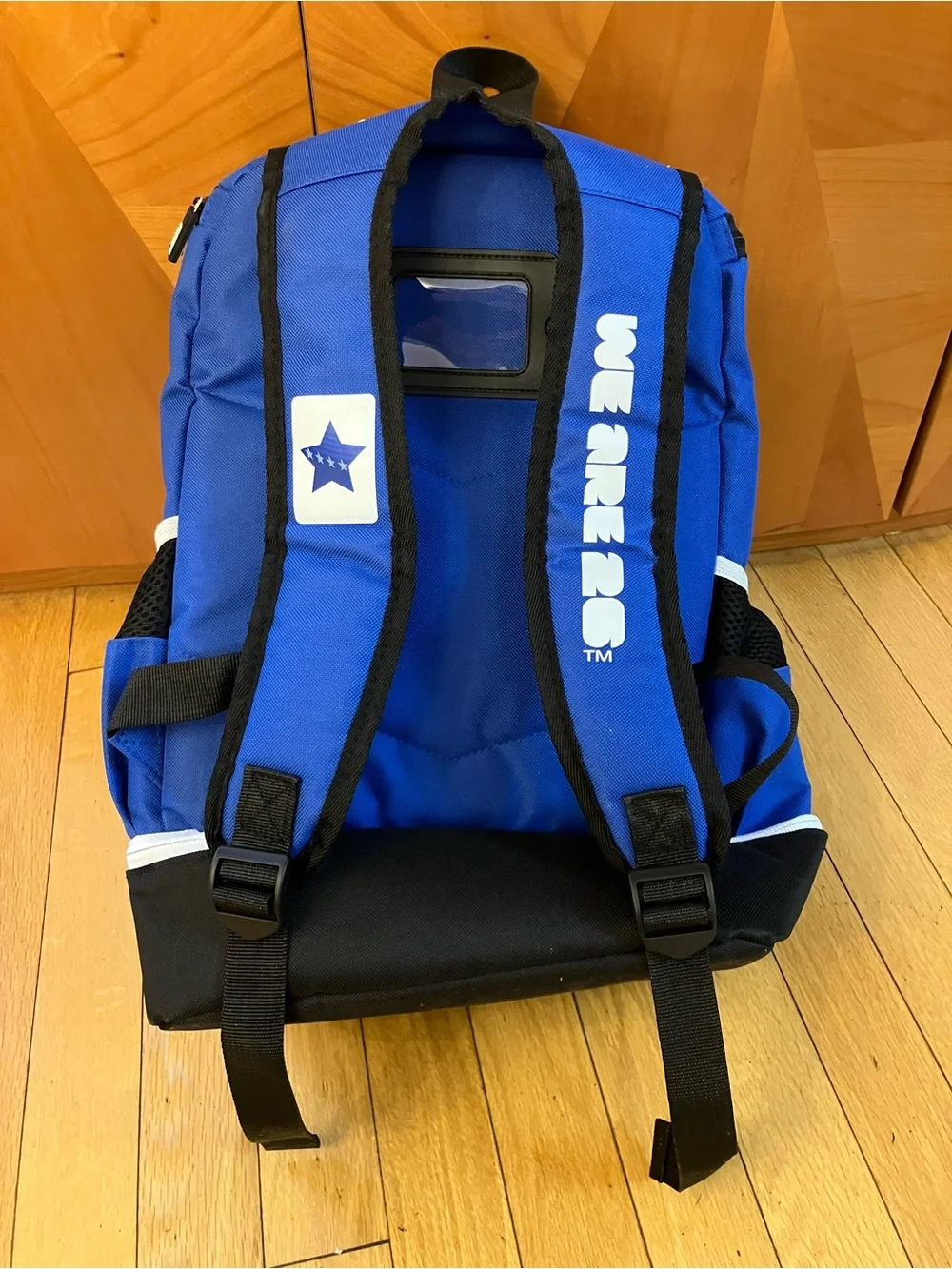 Team USA FIFA 2026 Official Soccer Ball Backpack - Blue with Black & White